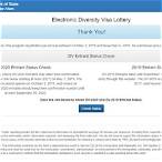 check status dv lottery 2022